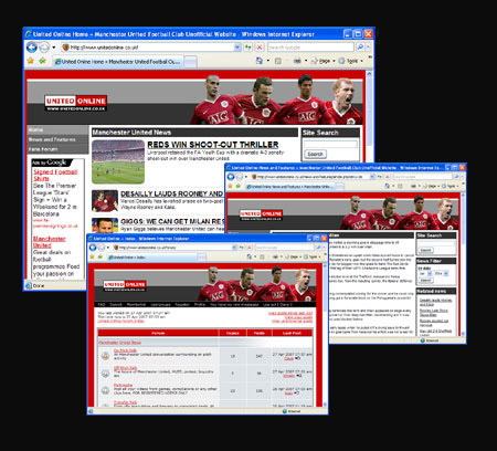 United Online Screenshot